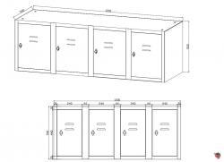 Aufsatzschrank-Modul